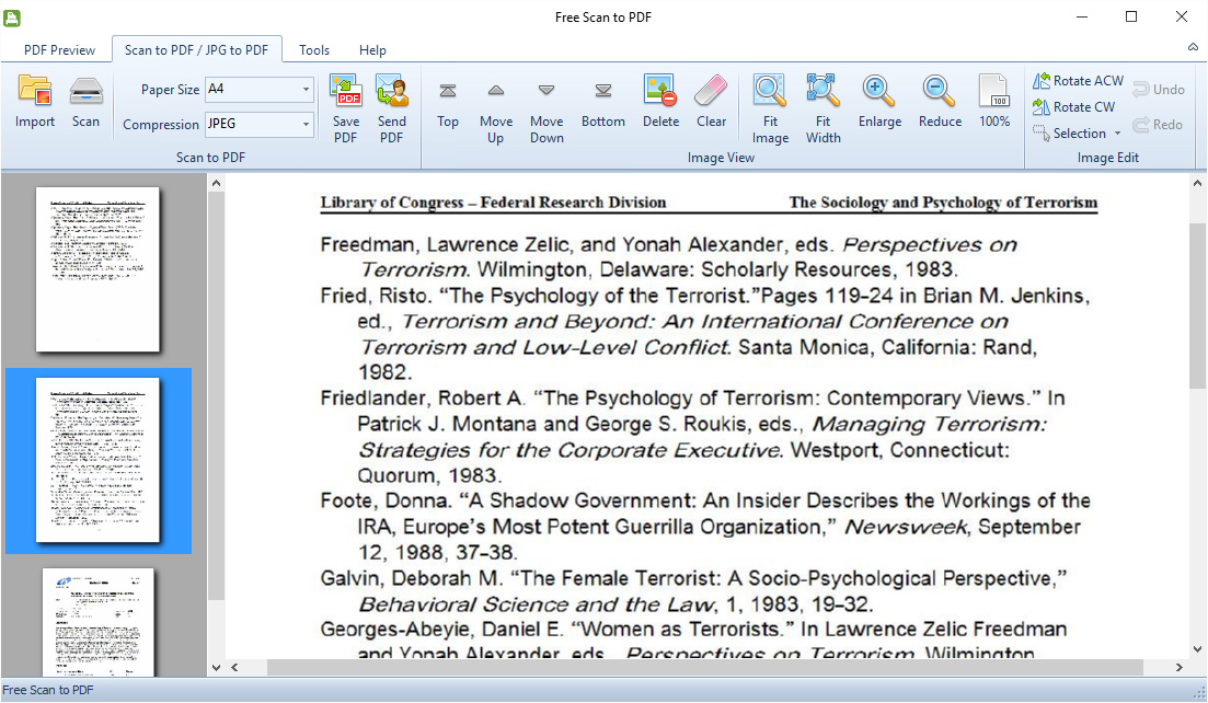 Fast Scan to PDF Free Screenshot